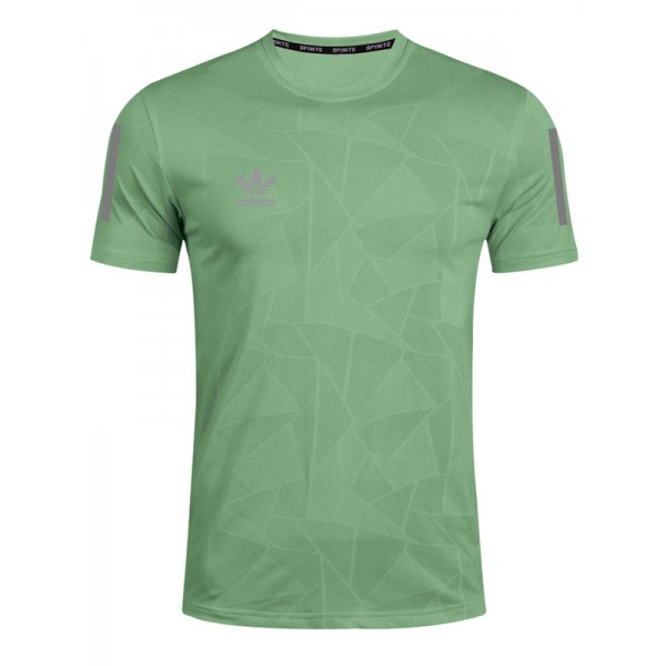 Adas maglia da allenamento verde abbigliamento sportivo uniforme maglia da calcio da uomo calcio t-shirt sportiva manica corta casual 2023-2024